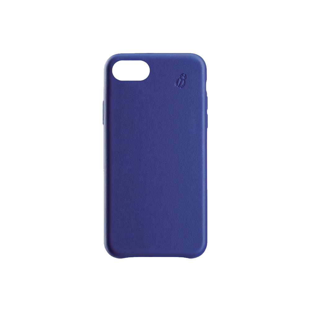 Coque cuir Beetlecase blue iPhone SE