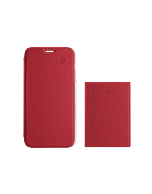 Pack étui folio pour iPhone SE et porte carte