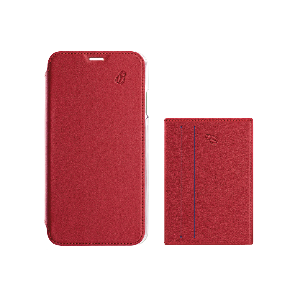 Pack étui folio pour iPhone SE et porte carte