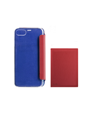 Pack étui folio pour iPhone SE et porte carte