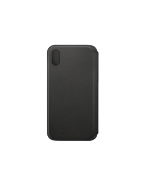 Folio cuir noir Beetlecase iPhone SE