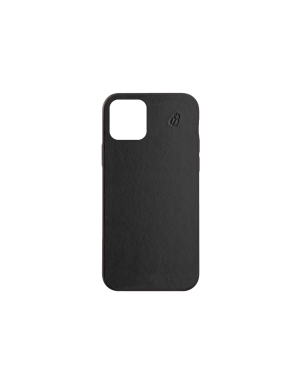Coque cuir noir beetlecase iPhone 12