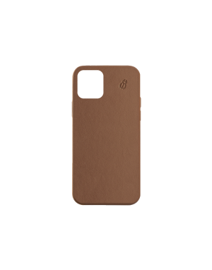 Coque cuir camel beetlecase iPhone 12