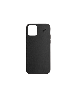 Coque cuir noir iPhone 12 / 12 Pro