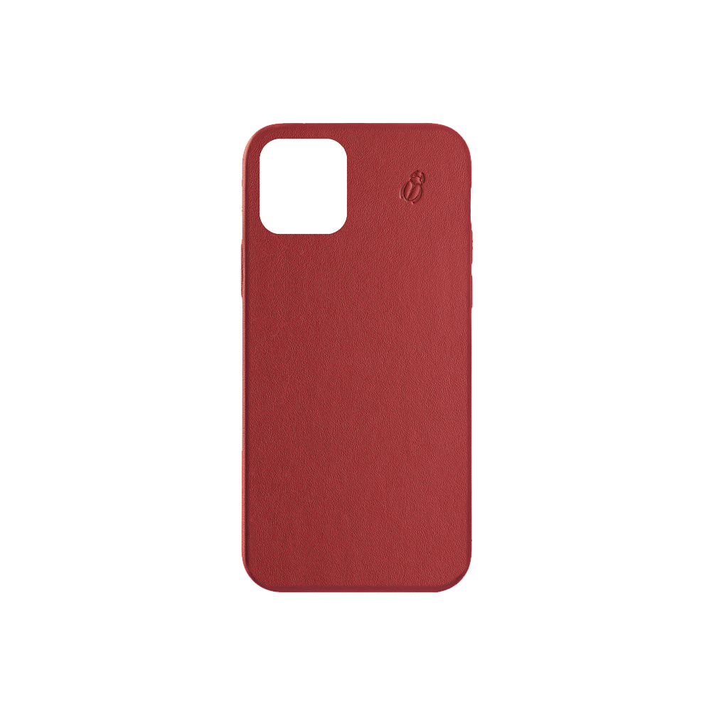 Coque cuir rouge beetlecase iPhone 12 Pro Max