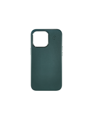 Coque cuir green iPhone 13