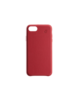Coque cuir rouge Beetlecase iPhone 6 / 7 / 8