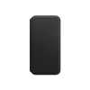 Folio cuir noir Beetlecase iPhone 6 / 7 / 8