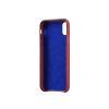 Coque cuir rouge Beetlecase iPhone Xs
