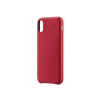 Coque cuir rouge Beetlecase iPhone Xs