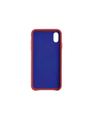 Coque cuir rouge Beetlecase iPhone Xs