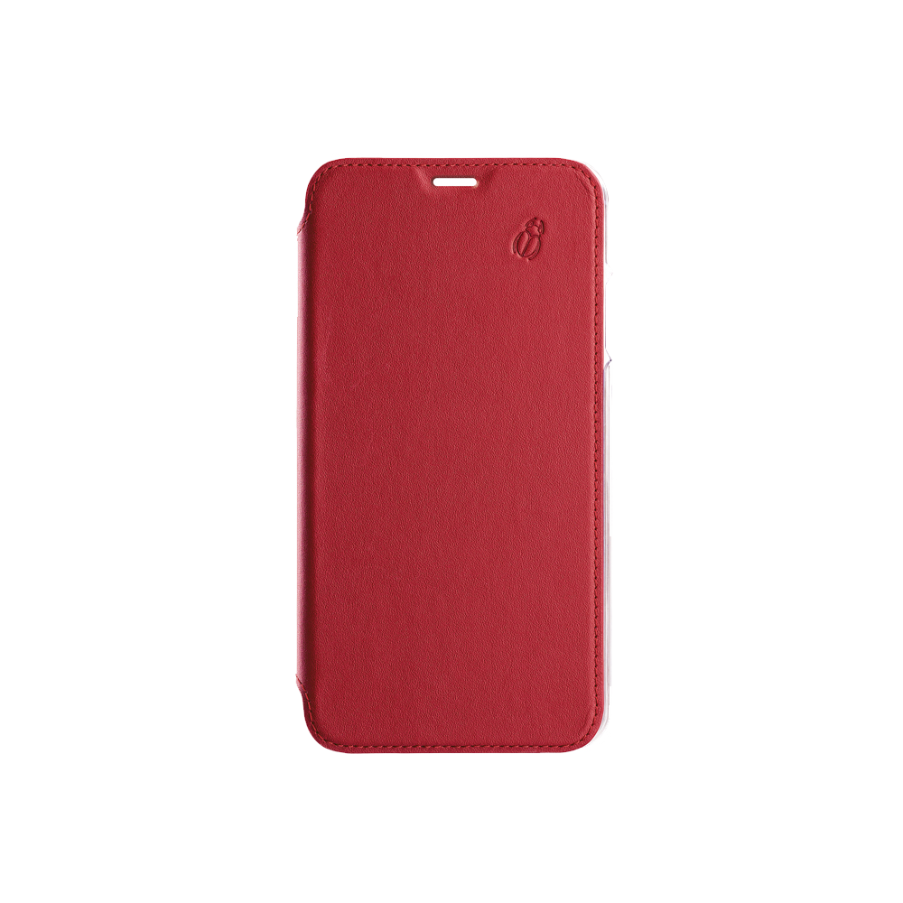 Folio crystal rouge Beetlecase iPhone Xs