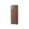 Coque cuir camel Beetlecase iPhone Xs