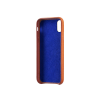 Coque cuir orange Beetlecase iPhone Xr