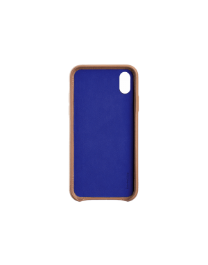 Coque cuir camel Beetlecase iPhone Xr